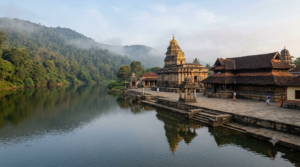 Sringeri Sharada Peetham significance – Sharadamba temple on the Tunga riverbank, Karnataka