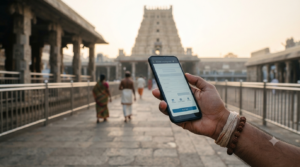 Annavaram Vratham online booking shown on an official temple service portal