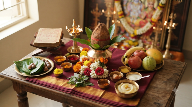 Satyanarayana Pooja Samagri: Items, Procedure & Prasadam