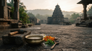 Significance of Simhachalam Chandanotsavam: sandalwood paste and brass vessels prepared at dawn
