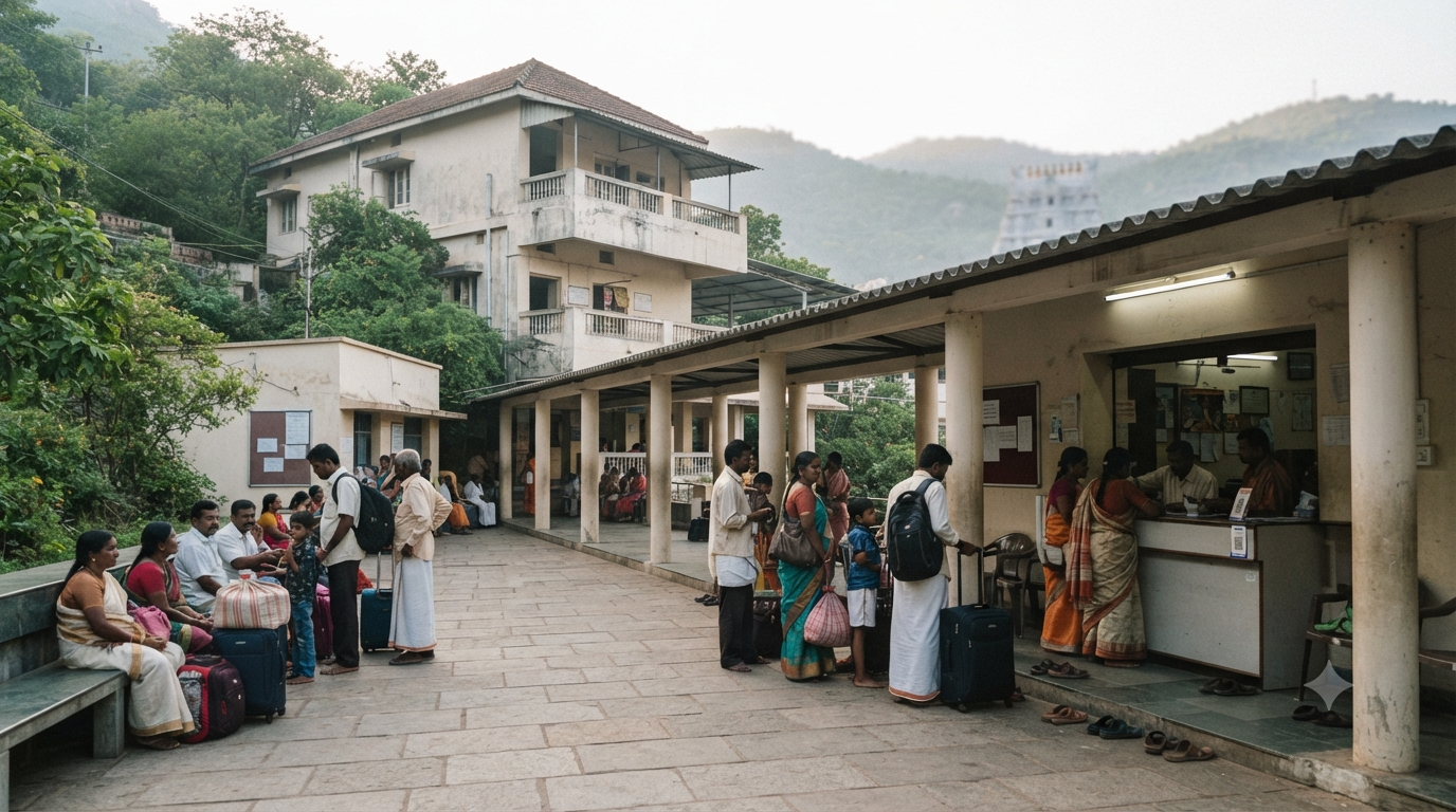 Tirumala room cost and TTD pilgrim accommodation booking