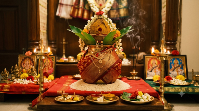Varalakshmi Vratam at Home: Date, Steps & Samagri Guide