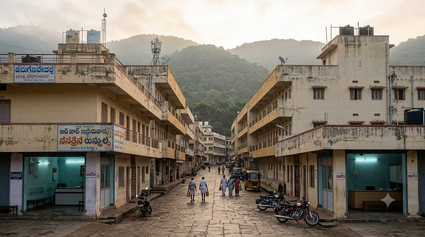 Tirumala mutts online booking guide – mutt accommodation buildings near the temple