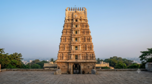 Chamundeshwari Temple darshan timings — gopuram view on Chamundi Hills Mysuru