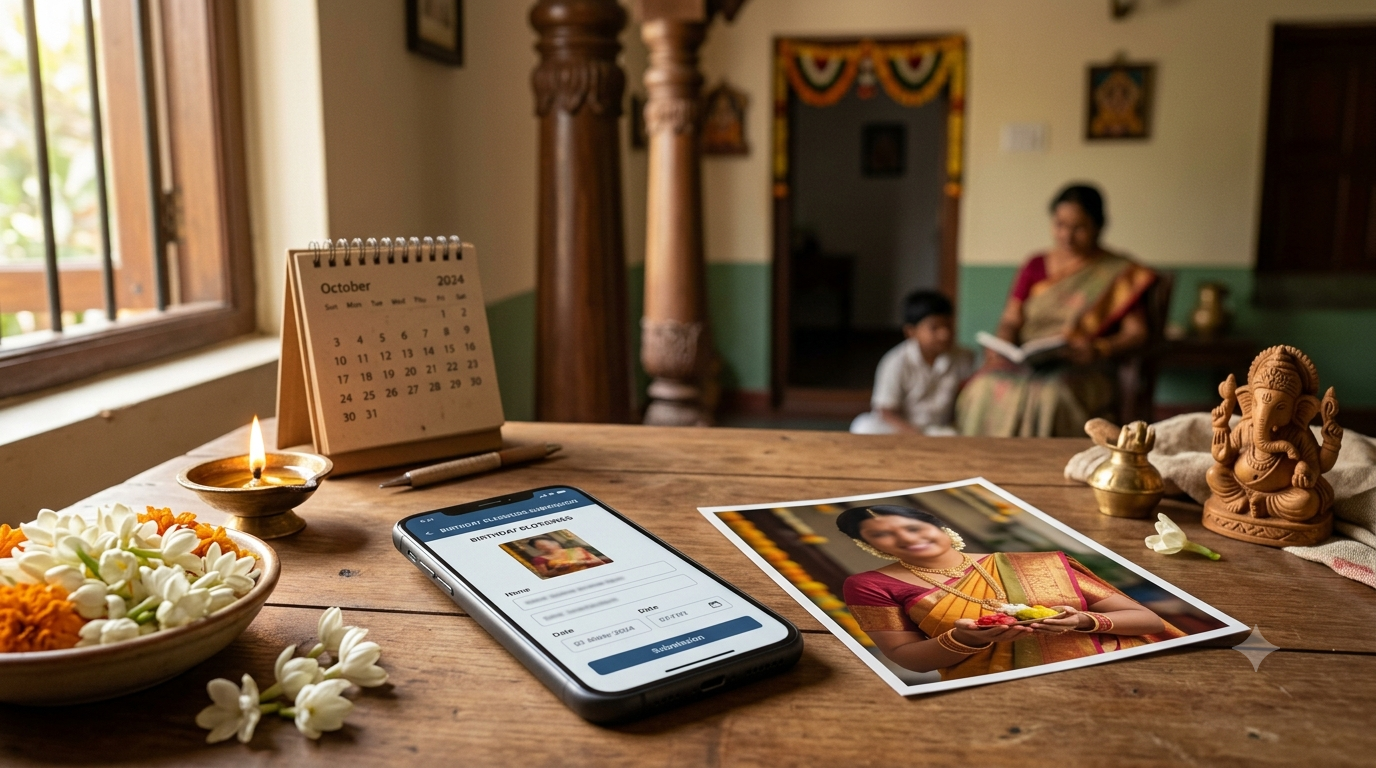 Shatamanam Bhavati birthday photos online submission using the SVBC wishes form