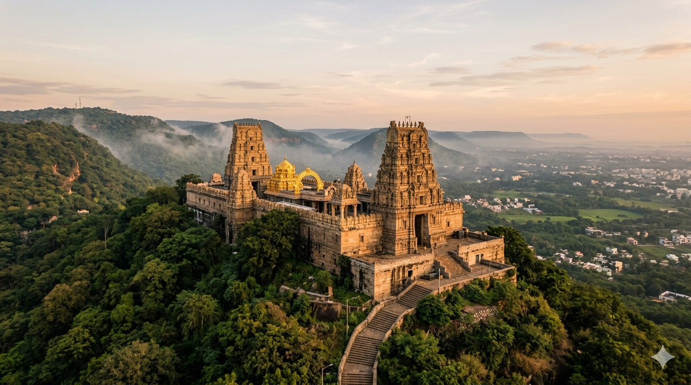 Simhachalam darshan timings guide — Varaha Lakshmi Narasimha Swamy hill shrine near Visakhapatnam