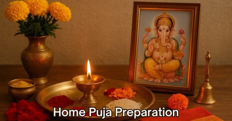 7 Easy Steps to Prepare for a Puja at Home: Complete Checklist, Items Needed & Dos & Don’ts