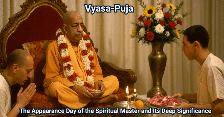 Vyasa-Puja: The Appearance Day of the Spiritual Master and Its Deep Significance