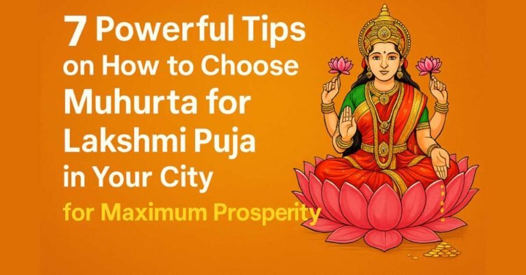 7 Powerful Tips on How to Choose Muhurta for Lakshmi Puja in Your City for Maximum Prosperity