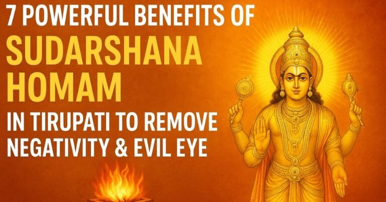 7 Powerful Benefits of Sudarshana Homam in Tirupati to Remove Negativity & Evil Eye