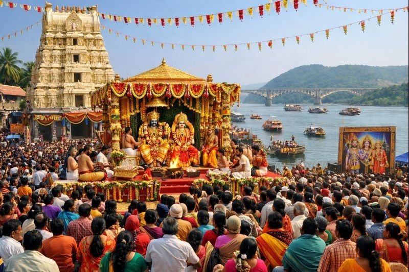 Bhadrachalam Online Pooja Booking Sri Rama Navami Temple View