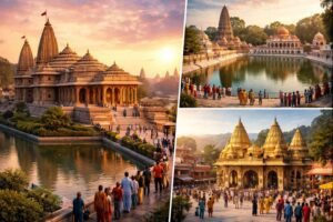 Famous Sri Rama Temples North India pilgrimage sites collage