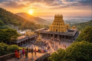 History Significance Sri Varaha Lakshmi Narasimha Swamy Temple atop Simhachalam Hill.