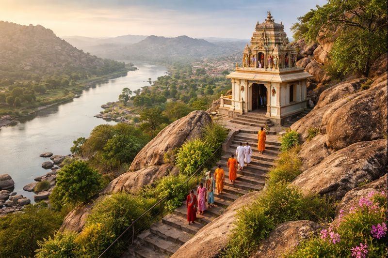 history and the significance of yantrodharaka hanuman temple and stotram temple view