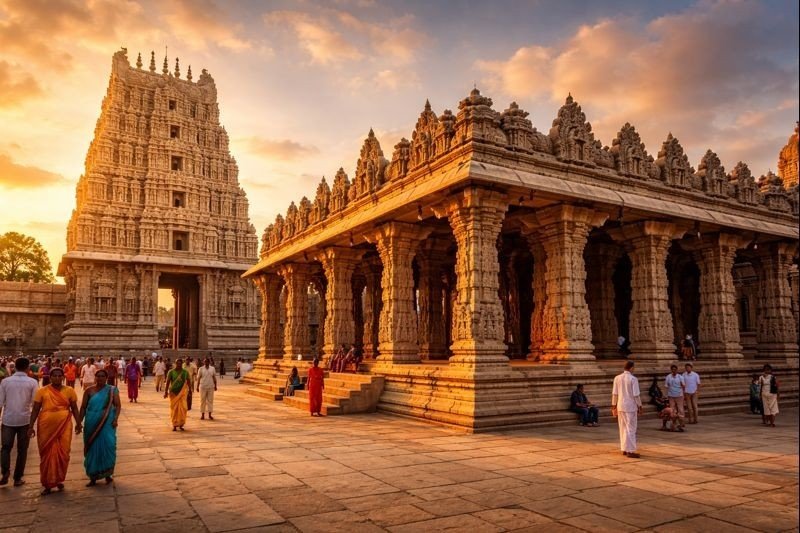 History Significance Vontimitta Temple detailed view