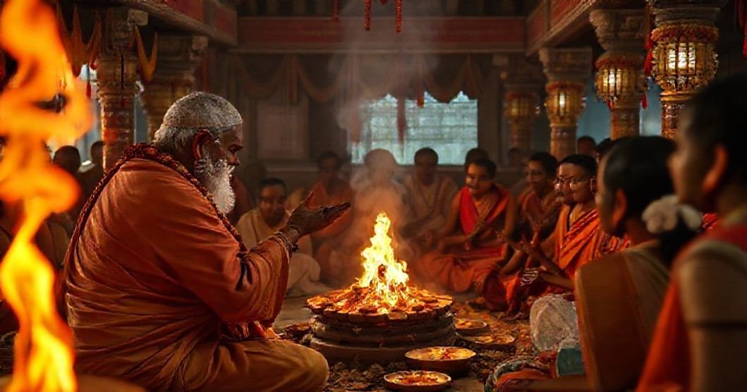 Significance Importance Procedure Of Maha Mrityunjaya Homam fire ritual