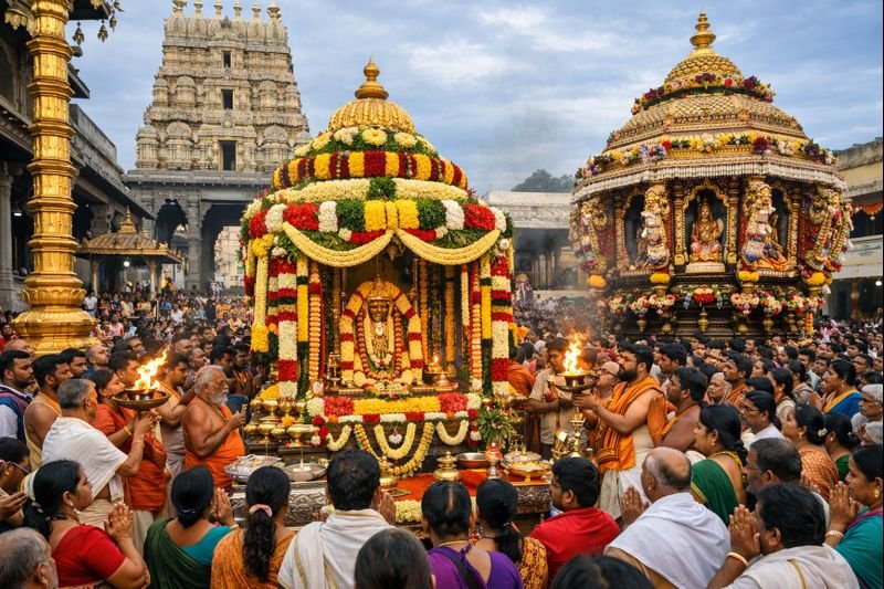 2021 Mantralayam Sri Guru celebration at Mantralayam temple
