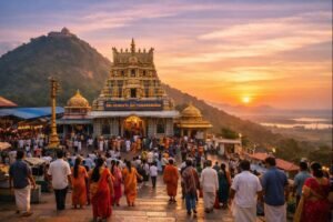 Annavaram Satyanarayana Swamy Kalyanam Online Booking devotional scene