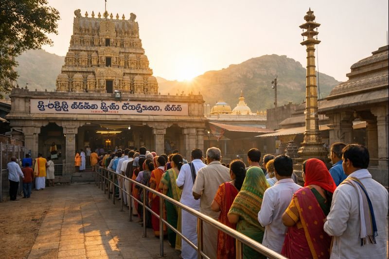 Kadiri Narasimha Swamy Darshan at temple entrance