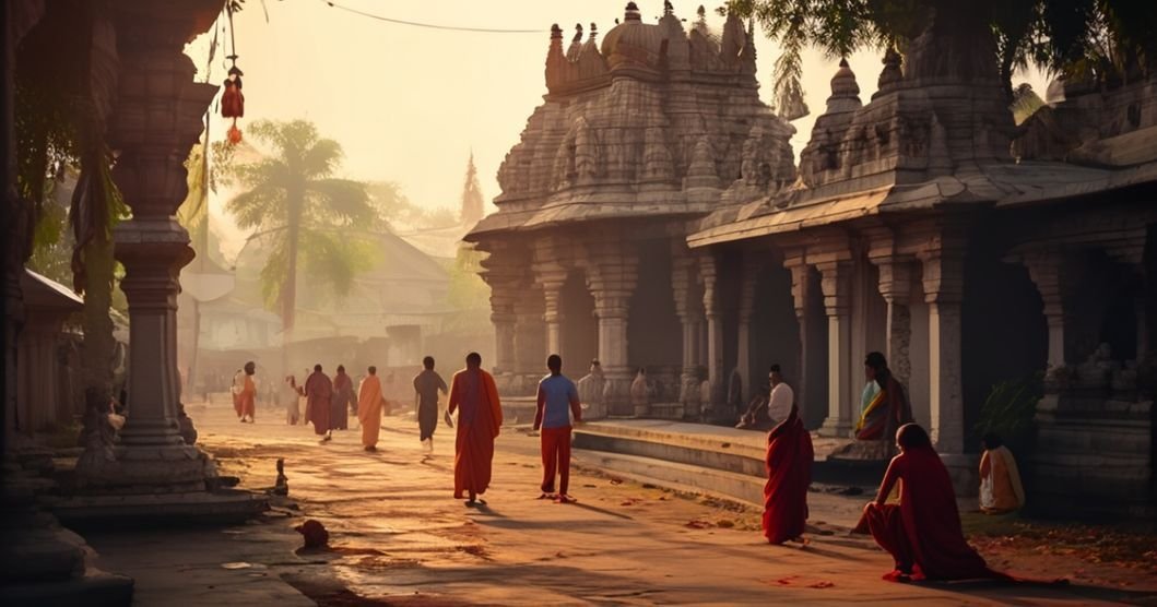 Kanchi Kamakshi Temple timings entrance scene