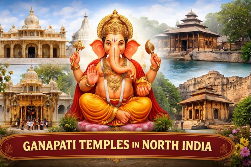 List Ganapati Temples North with famous northern Ganapati temple sites