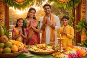 Plava Nama Samvatsara Ugadi traditional Telugu New Year celebration