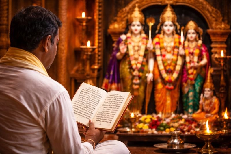 Rama Raksha Stotram in Telugu lyrics devotional chanting