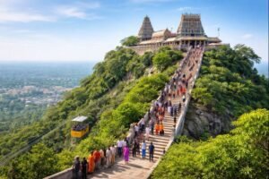 Sholinghur Narasimha Swamy Temple timings with hill climb and rope car.