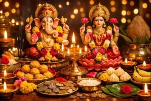 Significance Lakshmi Ganapati Pooja detailed ritual altar