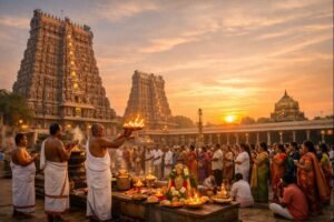 significance of madurai meenakshi temple pooja timings with sunrise pooja at temple