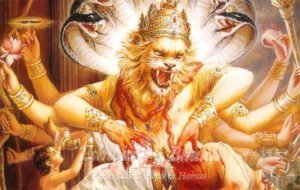 Significance Narasimha Jayanti Pooja devotional setup