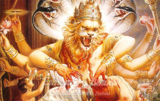 Significance Narasimha Jayanti Pooja devotional setup