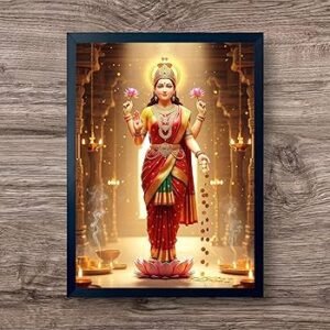 Sri Lakshmi Ashtottara Shatanamavali Telugu chant and prayer scene