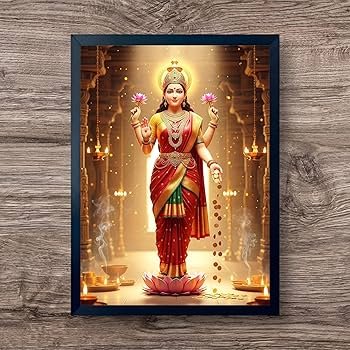 Sri Lakshmi Ashtottara Shatanamavali Telugu chant and prayer scene