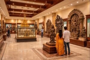 Sri Venkateswara Museum Tirumala timings and interior exhibits