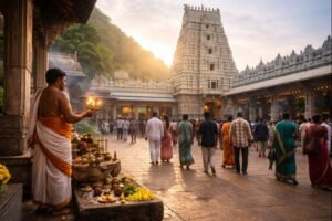 Sri Kalahasti Temple Darshan Online Booking Sri Vyasa Pooja at the temple entrance