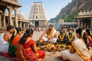 Srikalahasti Rahu Ketu Pooja at Sri Kalahasteeswara Temple.