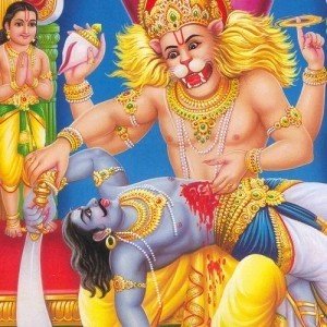 Story Behind Narasimha Avataram divine depiction of Narasimha.