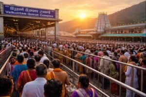 Tirumala Sarva Darshan Timings pilgrims queue at Vaikuntam Queue Complex