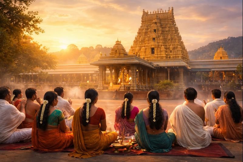Venkateswara Suprabhatam in Telugu prayer at dawn