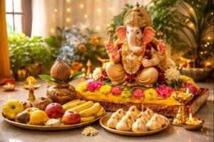 Vinayaka Chavithi Pooja Vidhanam 2026 traditional setup