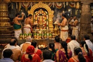 Weekly Sevas Tirumala detailed schedule and pilgrims participating
