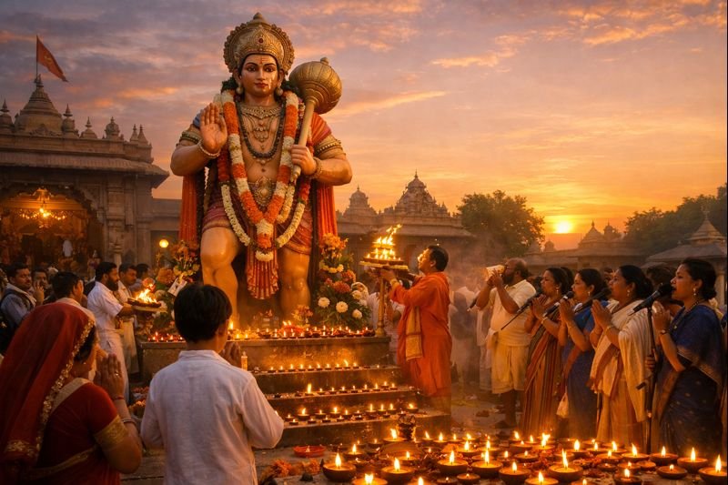 why hanuman jayanthi is celebrated twice a year festival scene