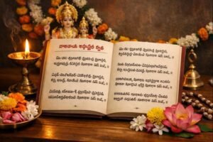 Narayana Ashtakshari Stuti Telugu devotional setting