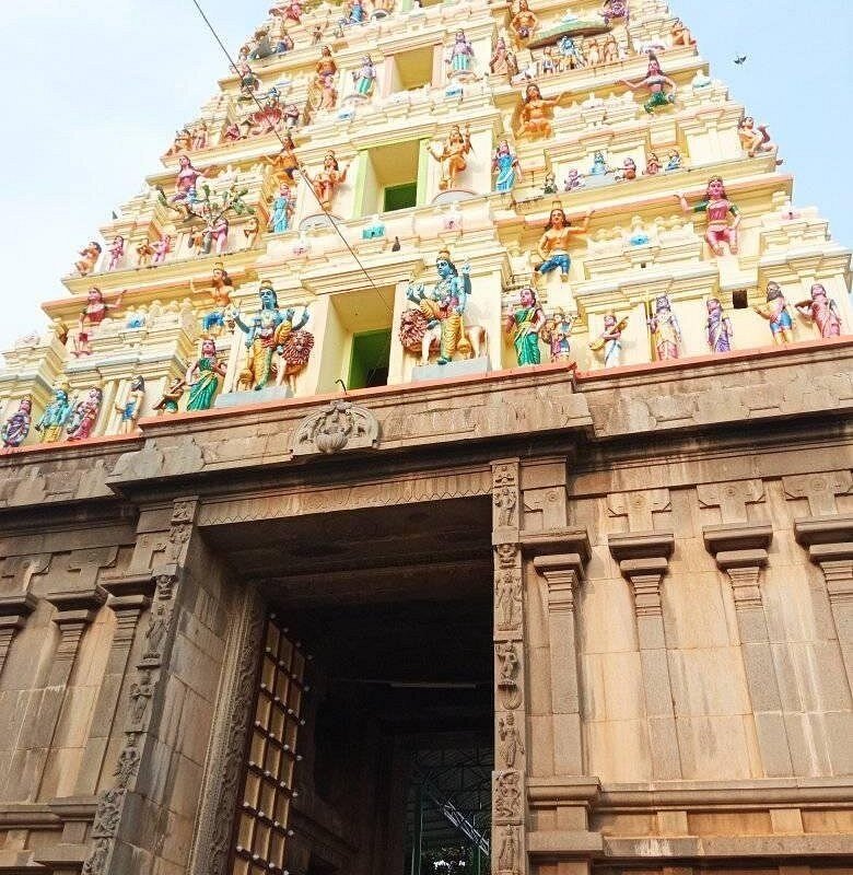 Sakshi Bhavanarayana Swamy Temple Ponnur entrance view
