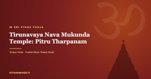Tirunavaya Nava Mukunda Temple: Pitru Tharpanam Cost & Guide
