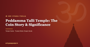 Peddamma Talli Temple Coin Story & Its Significance